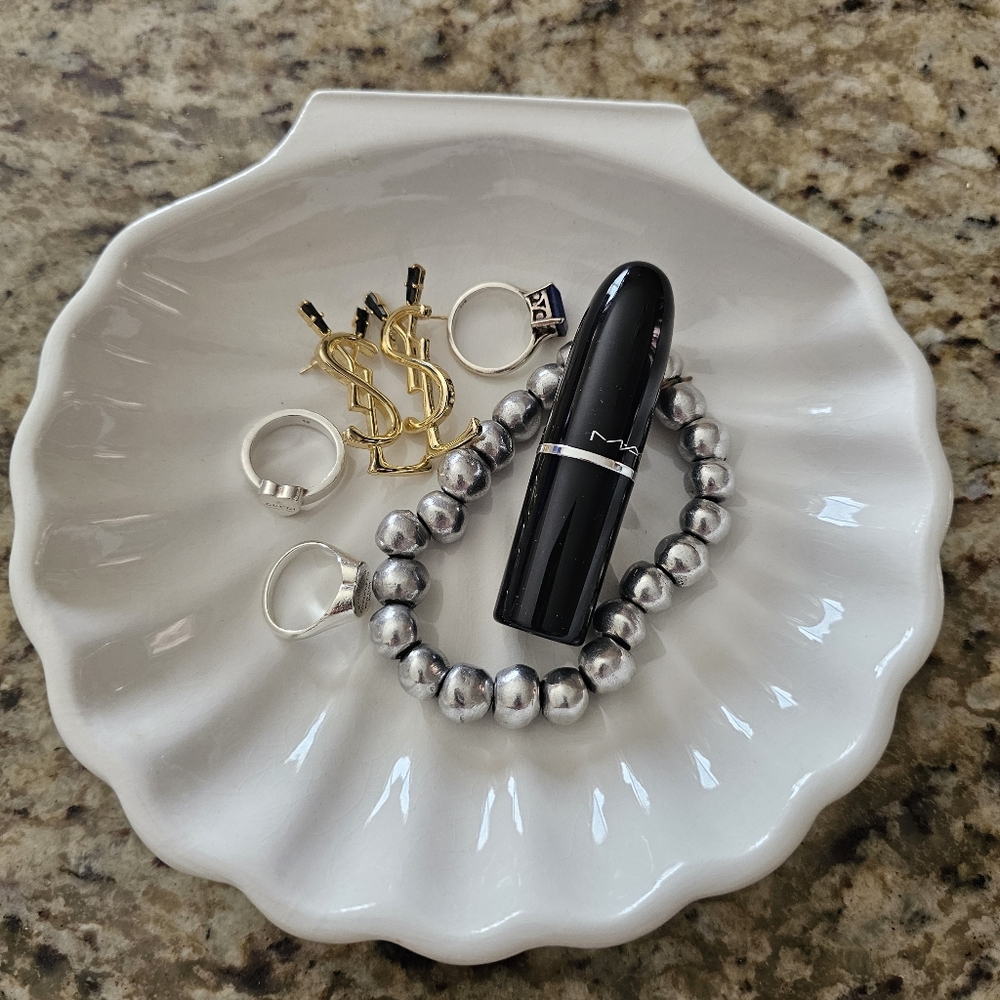 6" Jewelry Dish Ceramic